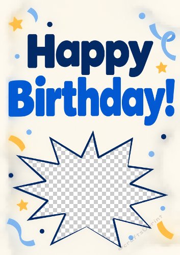 Smash Frame Birthday Card