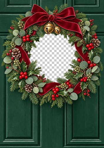 Christmas Door Photo Card