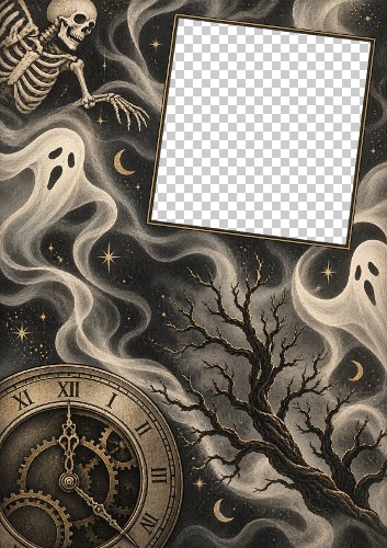 Spooky Halloween Aperture Card