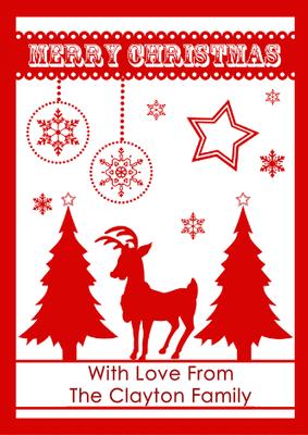 Red and White Christmas