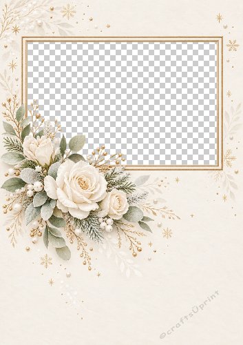 Winter Frame Photo Card