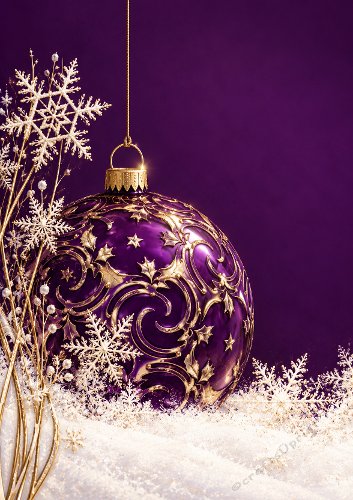 Christmas Bauble and Snowflakes