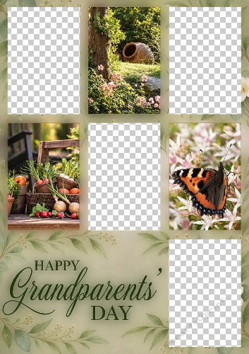 Multi-photo Grandparents Day Card