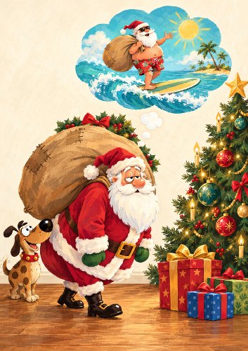 Fed Up Santa