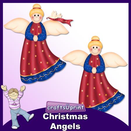 Christmas Angels Clip Art