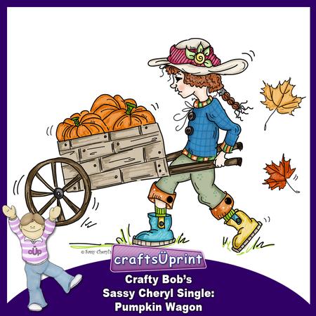 Crafty Bob's Sassy Cheryl Single: Pumpkin Wagon