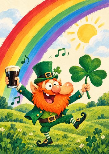 St. Patrick's Day Leprechaun