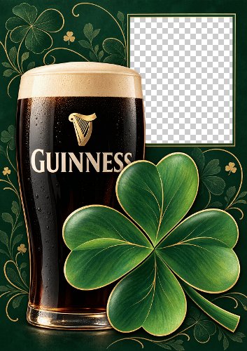 Shamrock & Guinness St. Patrick's Day Card