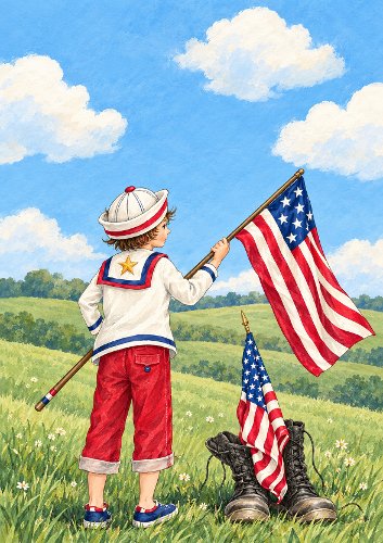 4th of July Boy