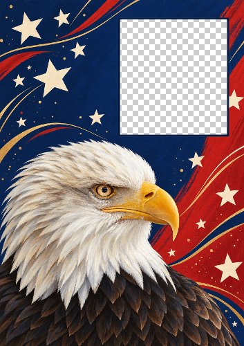 Eagle American Style Card