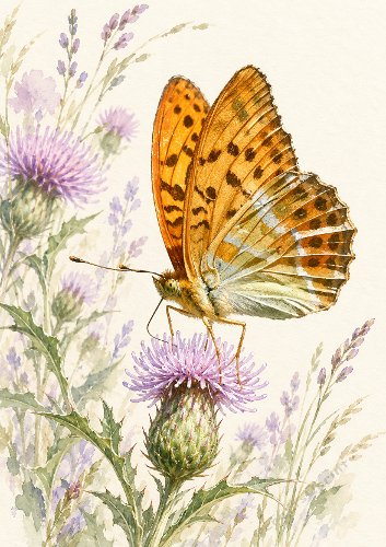 Butterfly on a Thistle
