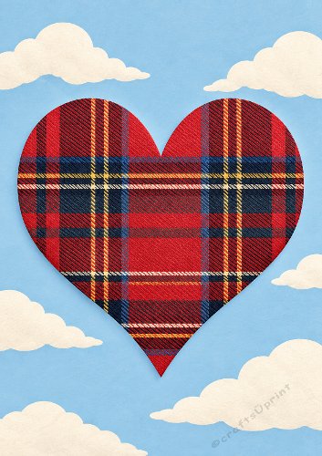 Tartan Day Heart