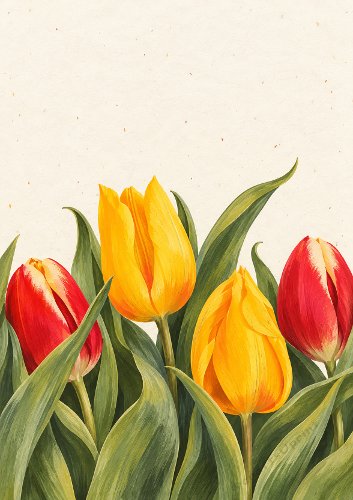 Godparents Day Tulip Border