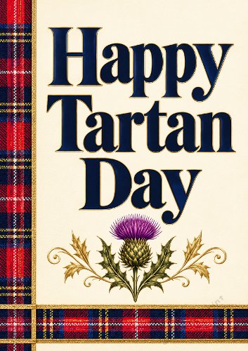 Tartan Day Word Card