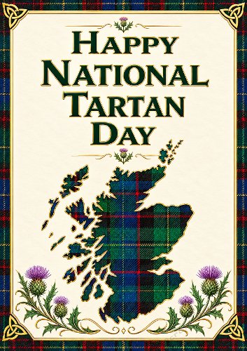 Tartan Day Scotland Card