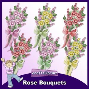 Rose Bouquets Clip Art
