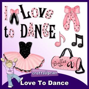 Love to Dance Clip Art