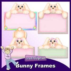 Bunny Frames Clip Art