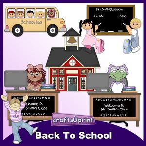 Back to School Clip Art Bundle