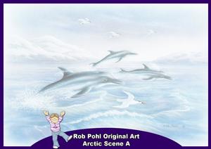Rob Pohl Original Art Arctic Scene A