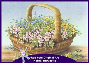 Rob Pohl Original Art Herbal Harvest B