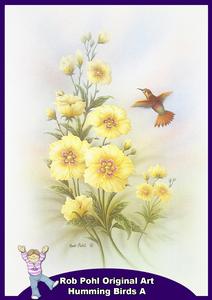 Rob Pohl Original Art Humming Birds A