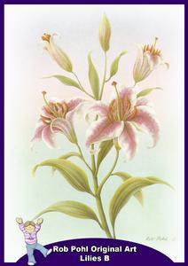 Rob Pohl Original Art Lilies B