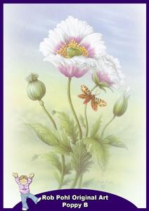 Rob Pohl Original Art Poppy B