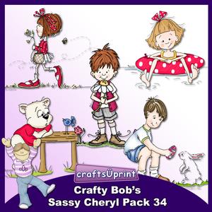 Crafty Bob's Sassy Cheryl Pack 34