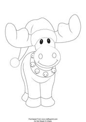 Christmoose Digital Stamp