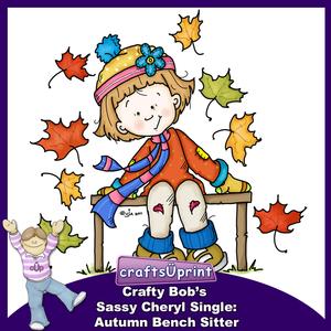 Crafty Bob's Sassy Cheryl Single: Autumn Bench Sitter
