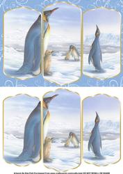 Arctic Penguins Christmas Card