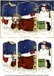 Christmas Birdie Chit Chat Christmas Card