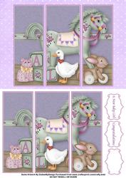 New Baby Girl Nursery Quick Card