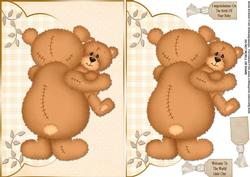 Baby Bear Envelope Card