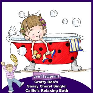 Crafty Bob's Sassy Cheryl Single: Callies Relaxing Bath