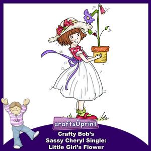 Crafty Bob's Sassy Cheryl Single: Little Girls Flower