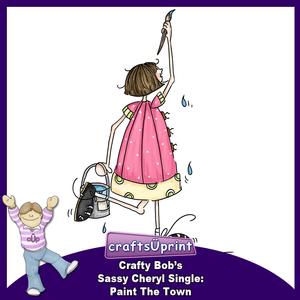 Crafty Bob's Sassy Cheryl Single: Off to School Girl
