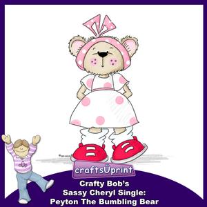 Crafty Bob's Sassy Cheryl Single: Peyton the Bumbling Bear