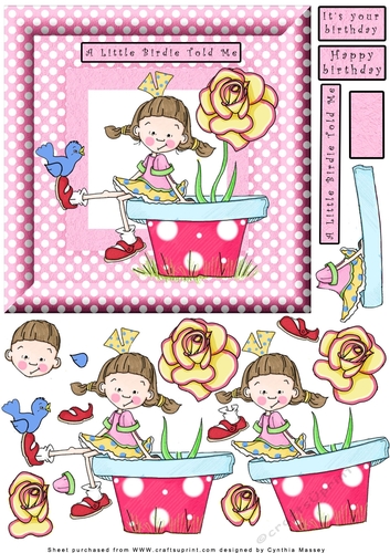A Little Birdie Told Me 2 - Decoupage