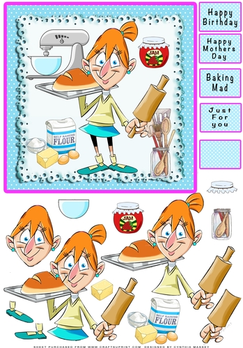 Baking Mad - Decoupage