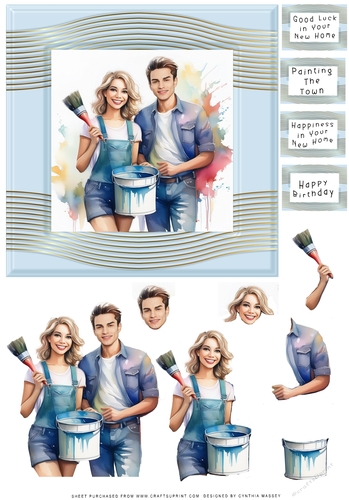 Painting The Town - Decoupage