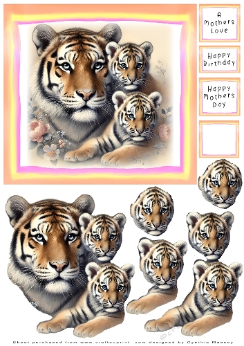 A Mothers Love 2 - Decoupage