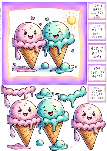 You Scoop Me Off My Feet - Decoupage