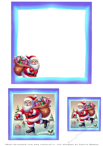 Santa On Ice 2 - Insert