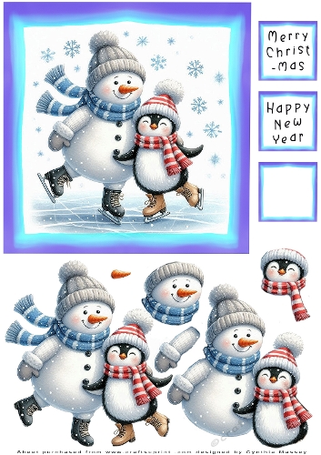 Ice Fun 1 - Decoupage