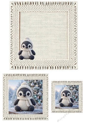 Knitted Penguin - Insert