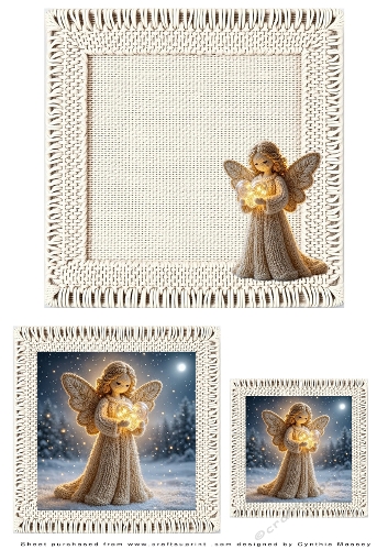 Knitted Angel - Insert