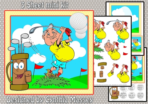 Crazy About Golf - mini kit