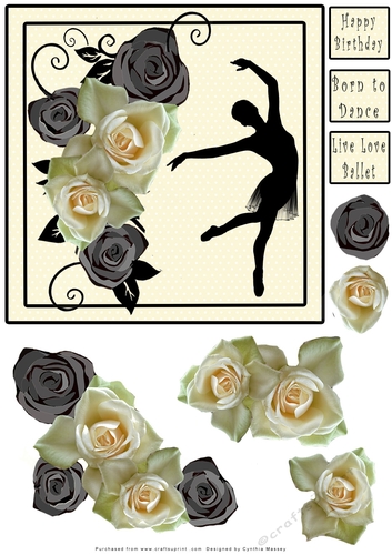 Live Love Ballet - Decoupage